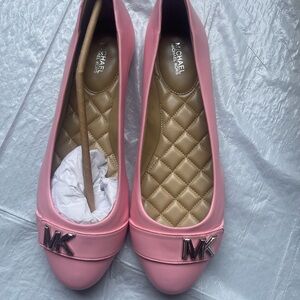 Michael Kors Pink Logo Flats